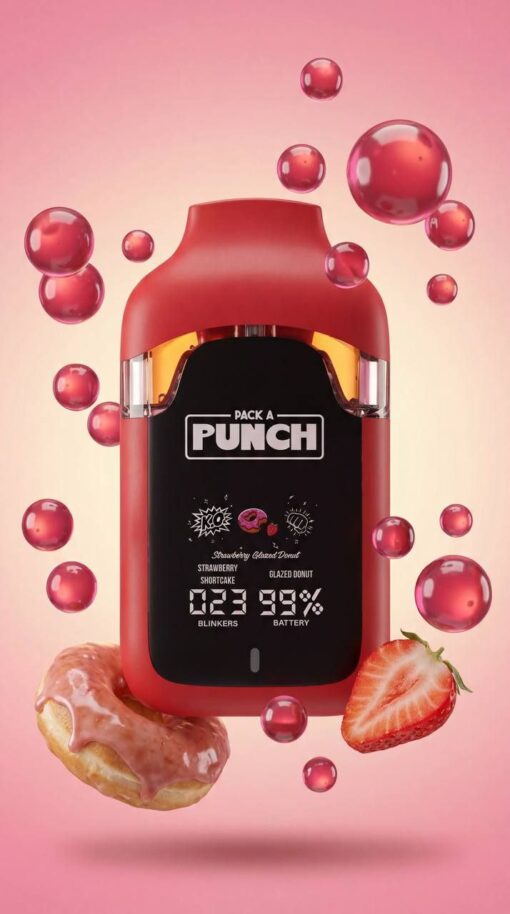 Pack A Punch Strawberry Glazed Donut 