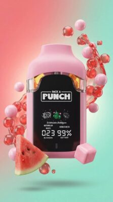 PACK A PUNCH WATERMELON BUBBLEGUM DISPOSABLE